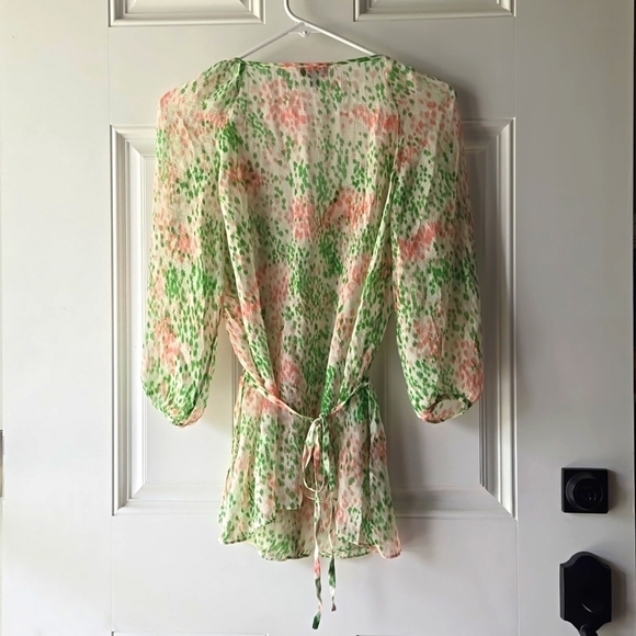 Talbots 100% Silk Sheer Blouse - Picture 4 of 7